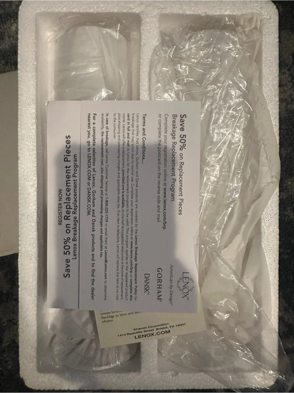 Lenox True Love Cream Champagne Flute Pair